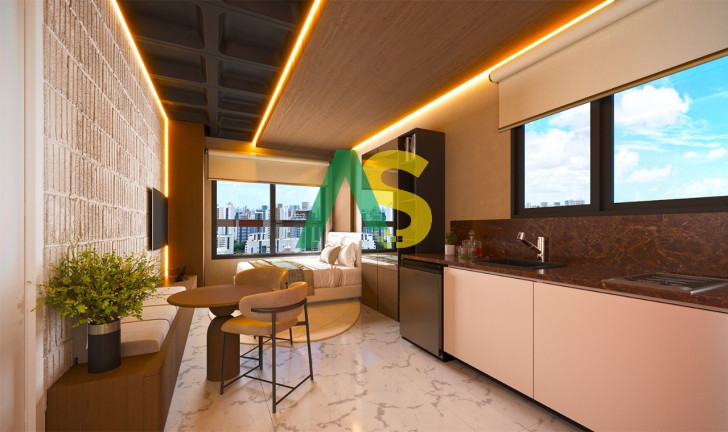 Imagem Flat com 1 Quarto à Venda, 20 m² em Encruzilhada - Recife