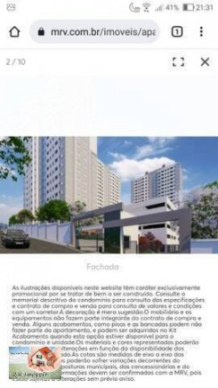 Apartamento com 2 Quartos à Venda, 43 m² em Vila Nossa Senhora Das Vitórias - Mauá