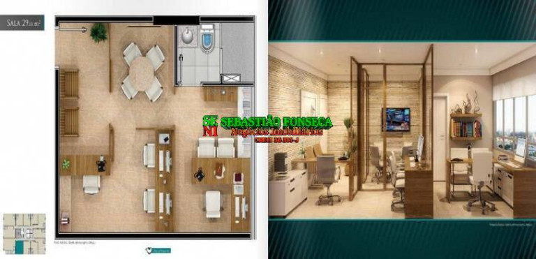Imagem Sala Comercial à Venda, 34 m² em Jardim Aquárius - São José Dos Campos Imagem Sala Comercial à Venda, 34 m² em Jardim Aquárius - São José Dos Campos