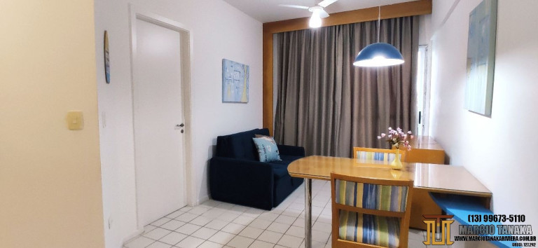 Flat com 1 Quarto para Alugar ou Temporada, 38 m² em Riviera - Bertioga