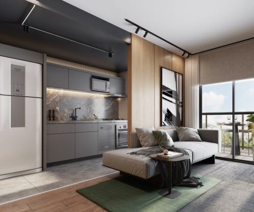 Imagem Apartamento com 2 Quartos à Venda, 55 m² em Centro - Curitiba Imagem Apartamento com 2 Quartos à Venda, 55 m² em Centro - Curitiba