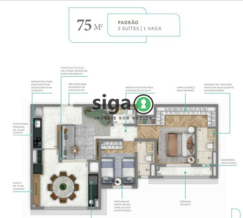 Imagem Apartamento com 2 Quartos à Venda, 75 m² em Aclimação - São Paulo Imagem Apartamento com 2 Quartos à Venda, 75 m² em Aclimação - São Paulo