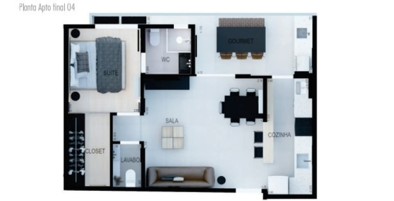 Imagem Apartamento à Venda, 54 m² em Boqueirão - Santos Imagem Apartamento à Venda, 54 m² em Boqueirão - Santos