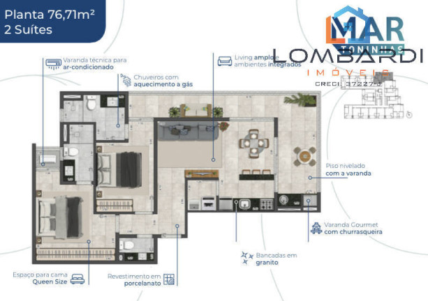 Imagem Apartamento com 2 Quartos à Venda, 76 m² em Praia Das Toninhas - Ubatuba Imagem Apartamento com 2 Quartos à Venda, 76 m² em Praia Das Toninhas - Ubatuba
