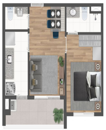 Imagem Studio à Venda, 39 m² em Moema - São Paulo Imagem Studio à Venda, 39 m² em Moema - São Paulo