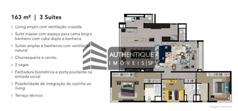 Imagem Apartamento com 3 Quartos à Venda, 163 m² em Moema - São Paulo Imagem Apartamento com 3 Quartos à Venda, 163 m² em Moema - São Paulo