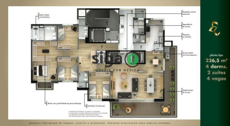 Imagem Apartamento com 4 Quartos à Venda, 226 m² em Jardins - São Paulo Imagem Apartamento com 4 Quartos à Venda, 226 m² em Jardins - São Paulo