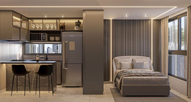 Imagem Imóvel com 1 Quarto à Venda, 22 m² em Manaíra - João Pessoa Imagem Imóvel com 1 Quarto à Venda, 22 m² em Manaíra - João Pessoa
