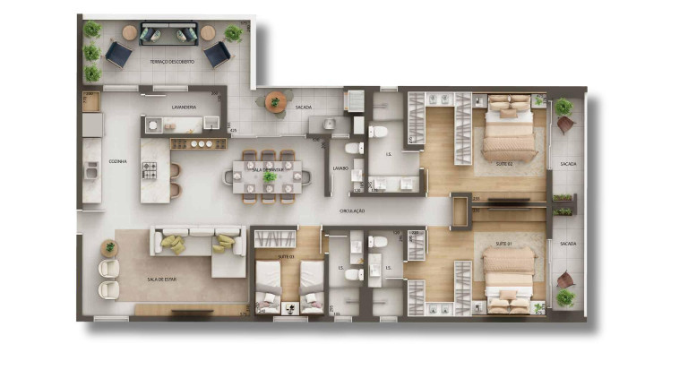 Imagem Apartamento à Venda, 142 m² em Centro - Araucaria Imagem Apartamento à Venda, 142 m² em Centro - Araucaria
