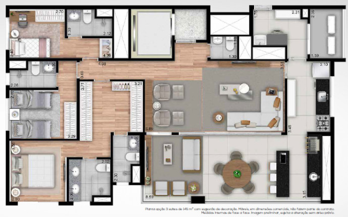 Imagem Apartamento com 4 Quartos à Venda, 146 m² em Ipiranga - São Paulo Imagem Apartamento com 4 Quartos à Venda, 146 m² em Ipiranga - São Paulo