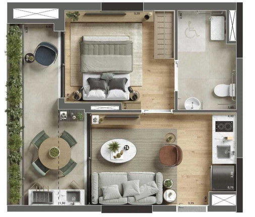 Imagem Apartamento com 1 Quarto à Venda, 36 m² em Ibirapuera - São Paulo Imagem Apartamento com 1 Quarto à Venda, 36 m² em Ibirapuera - São Paulo