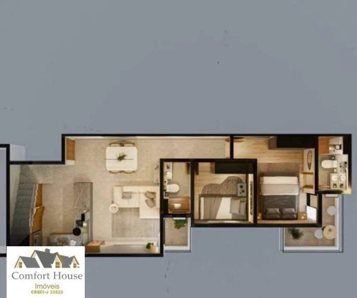 Imagem Cobertura com 2 Quartos à Venda, 119 m² em Campestre - Santo André Imagem Cobertura com 2 Quartos à Venda, 119 m² em Campestre - Santo André