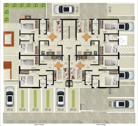 Imagem Apartamento com 2 Quartos à Venda, 51 m² em João Paulo Ii - João Pessoa