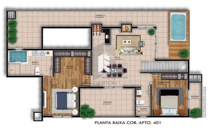 Imagem Apartamento com 3 Quartos à Venda, 237 m² em Camobi - Santa Maria