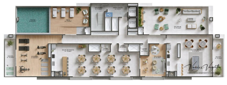 Imagem Apartamento com 3 Quartos à Venda, 69 m² em Morretes