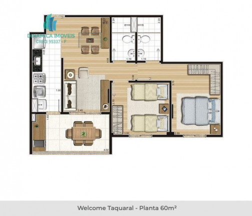 Imagem Apartamento com 2 Quartos à Venda, 61 m² em Taquaral - Campinas Imagem Apartamento com 2 Quartos à Venda, 61 m² em Taquaral - Campinas