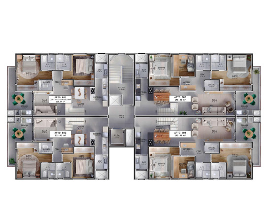 Imagem Apartamento com 2 Quartos à Venda, 78 m² em Agua Verde - Curitiba