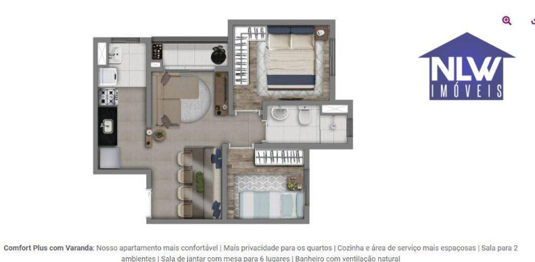 Imagem Apartamento com 2 Quartos à Venda, 40 m² em Itaquera - São Paulo