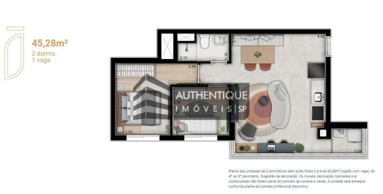 Imagem Apartamento com 2 Quartos à Venda, 51 m² em Pinheiros - São Paulo Imagem Apartamento com 2 Quartos à Venda, 51 m² em Pinheiros - São Paulo