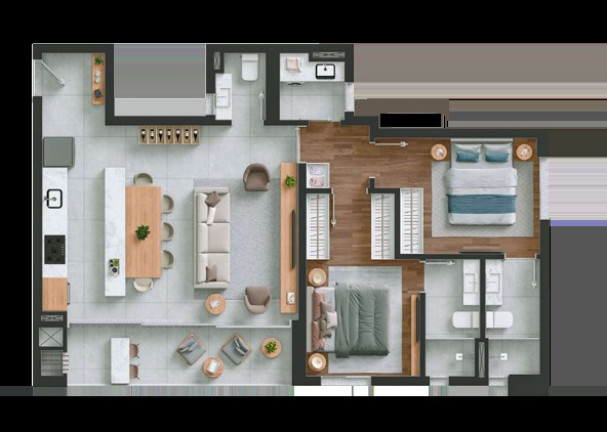 Imagem Apartamento com 3 Quartos à Venda, 180 m² em Portão - Curitiba Imagem Apartamento com 3 Quartos à Venda, 180 m² em Portão - Curitiba