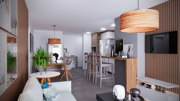 Imagem Apartamento com 2 Quartos à Venda, 73 m² em Moura - Gramado