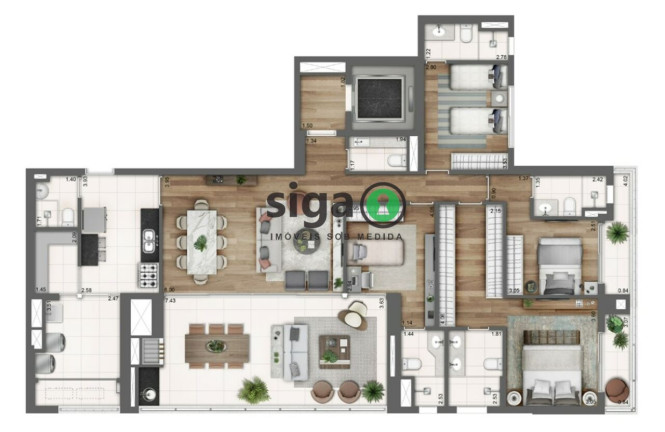 Imagem Apartamento com 4 Quartos à Venda, 191 m² em Perdizes - São Paulo