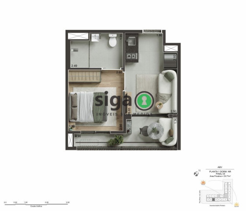 Imagem Apartamento com 1 Quarto à Venda, 30 m² em Alto Da Boa Vista - São Paulo Imagem Apartamento com 1 Quarto à Venda, 30 m² em Alto Da Boa Vista - São Paulo