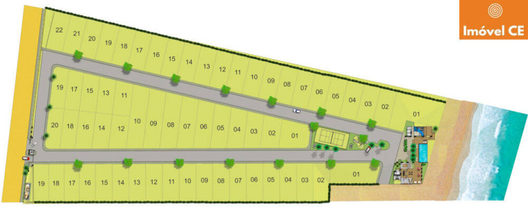 Imagem Terreno à Venda, 250 m² em Camocim Praia - Camocim Imagem Terreno à Venda, 250 m² em Camocim Praia - Camocim