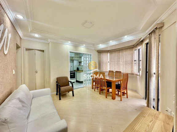 Apartamento com 2 Quartos à Venda, 65 m² em Jardim Astúrias - Guarujá