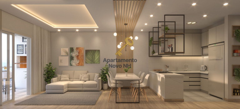 Apartamento com 2 Quartos à Venda, 58 m² em Primavera - Novo Hamburgo