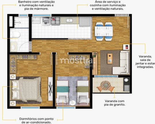 Imagem Apartamento com 2 Quartos à Venda, 50 m² em Jardim Residencial Veneza - Indaiatuba Imagem Apartamento com 2 Quartos à Venda, 50 m² em Jardim Residencial Veneza - Indaiatuba