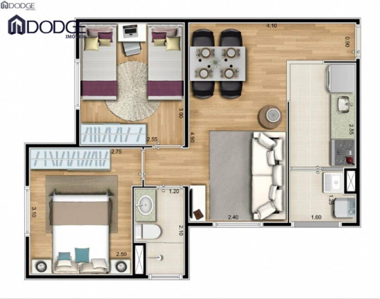 Imagem Apartamento com 2 Quartos à Venda, 48 m² em Paulicéia - São Bernardo Do Campo Imagem Apartamento com 2 Quartos à Venda, 48 m² em Paulicéia - São Bernardo Do Campo