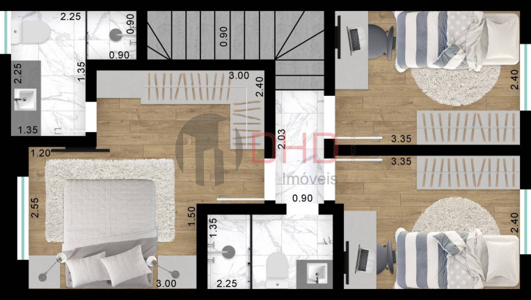 Imagem Casa de Condomínio com 3 Quartos à Venda,  em Chácaras Reunidas São Jorge - Sorocaba