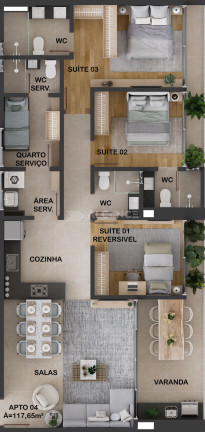 Imagem Apartamento com 3 Quartos à Venda, 89 m² em Aeroclube - João Pessoa Imagem Apartamento com 3 Quartos à Venda, 89 m² em Aeroclube - João Pessoa
