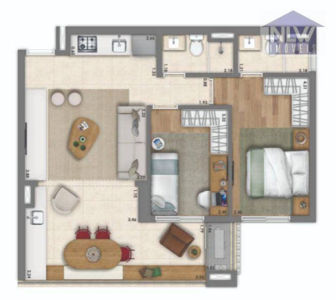 Imagem Apartamento com 2 Quartos à Venda, 66 m² em Vila Mariana - São Paulo