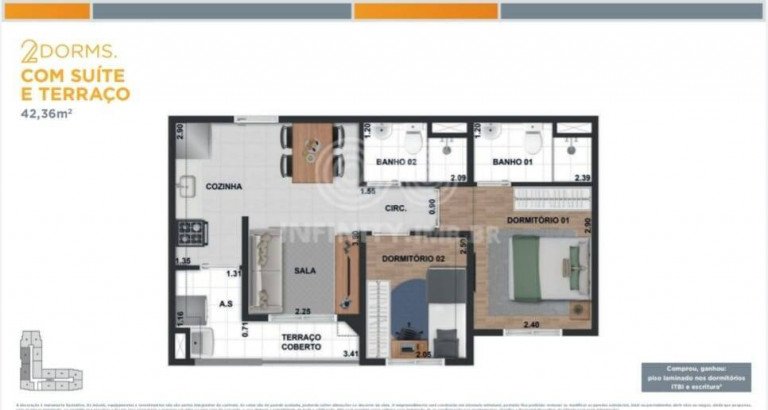 Imagem Apartamento com 2 Quartos à Venda, 43 m² em Tatuapé - São Paulo