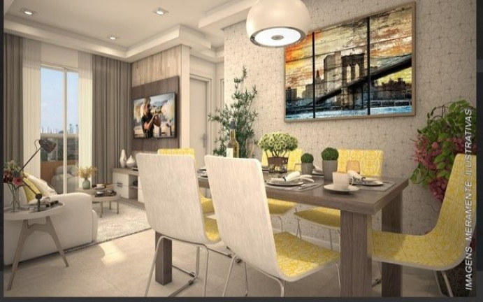 Apartamento com 2 Quartos à Venda, 57 m² em Guilhermina - Praia Grande