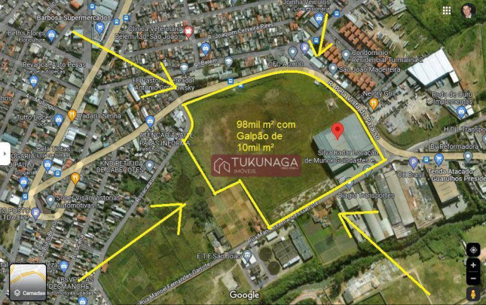 Imagem Galpão à Venda, 82.000 m² em Jardim Presidente Dutra - Guarulhos Imagem Galpão à Venda, 82.000 m² em Jardim Presidente Dutra - Guarulhos