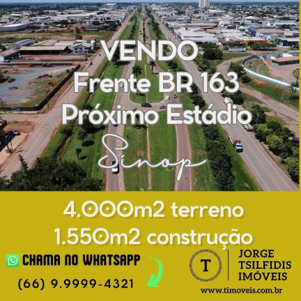 Galpão à Venda, 1.550 m² em Distrito Industrial - Sinop
