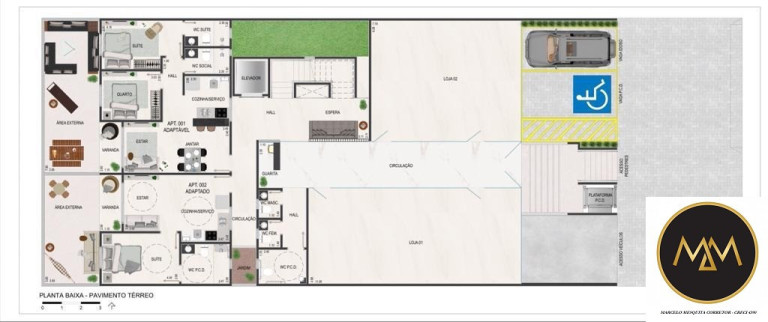 Imagem Flat com 2 Quartos à Venda, 52 m² em Jardim Oceania - João Pessoa Imagem Flat com 2 Quartos à Venda, 52 m² em Jardim Oceania - João Pessoa