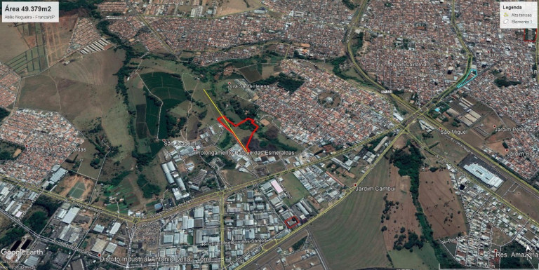 Terreno à Venda,  em Polo Industrial Abilio Nogueira - Franca