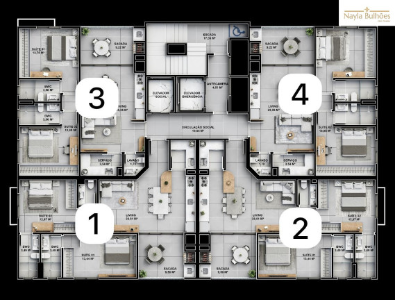 Imagem Apartamento com 2 Quartos à Venda, 85 m² em Perequê - Porto Belo Imagem Apartamento com 2 Quartos à Venda, 85 m² em Perequê - Porto Belo