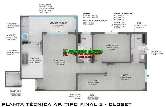 Imagem Apartamento com 2 Quartos à Venda, 64 m² em Jardim Ismênia - São José Dos Campos Imagem Apartamento com 2 Quartos à Venda, 64 m² em Jardim Ismênia - São José Dos Campos