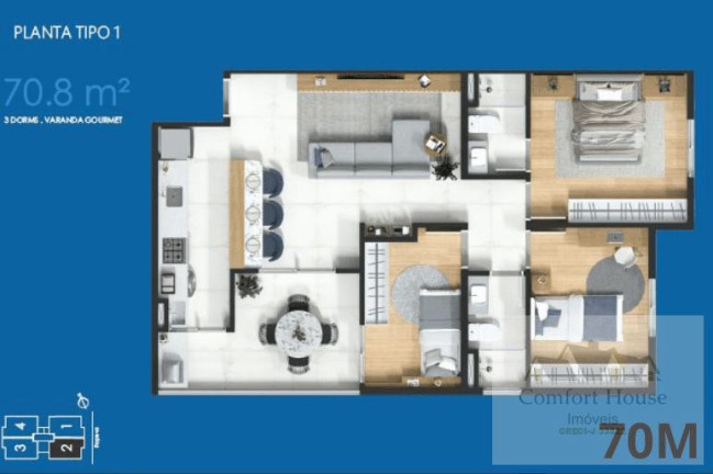 Imagem Apartamento com 3 Quartos à Venda, 70 m² em Baeta Neves - São Bernardo Do Campo Imagem Apartamento com 3 Quartos à Venda, 70 m² em Baeta Neves - São Bernardo Do Campo