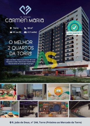 Imóvel com 2 Quartos à Venda, 51 m² em Torre - Recife