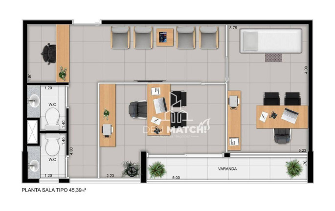 Imagem Sala Comercial à Venda, 42 m² em Vila Thais - Atibaia Imagem Sala Comercial à Venda, 42 m² em Vila Thais - Atibaia