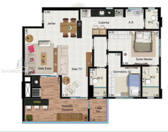 Imagem Apartamento com 2 Quartos para Alugar, 93 m² em Jardim Botânico - Ribeirão Preto Imagem Apartamento com 2 Quartos para Alugar, 93 m² em Jardim Botânico - Ribeirão Preto
