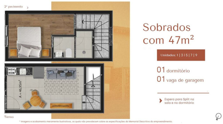 Imagem Casa de Condomínio com 1 Quarto à Venda, 46 m² em Santa Tereza - Porto Alegre Imagem Casa de Condomínio com 1 Quarto à Venda, 46 m² em Santa Tereza - Porto Alegre