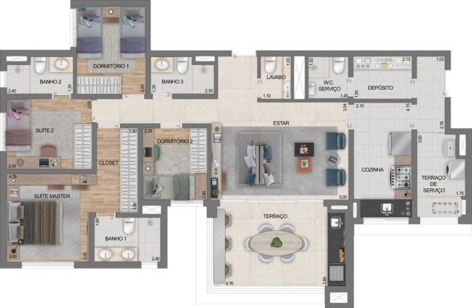 Imagem Apartamento com 4 Quartos à Venda, 145 m² em Mooca - São Paulo