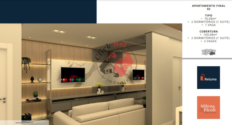 Imagem Apartamento com 3 Quartos à Venda, 80 m² em Vila Alzira - Santo André